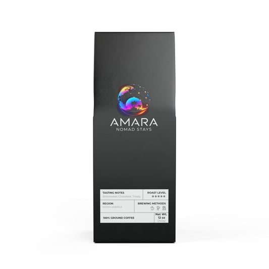 AMARA Nomad Bitterroot Dark French Roast Coffee Premium Craft Coffee (12oz)