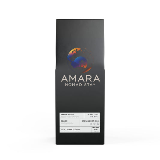AMARA Nomad  Cascades Midnight Blend Medium-Dark Roast Craft Coffee