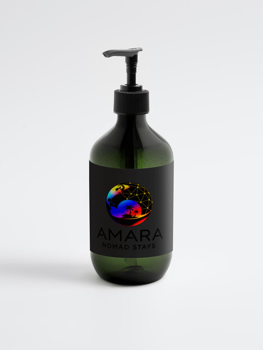 Amara Nomad Stay Hand & Body Wash, Peppermint & Dark Cedar