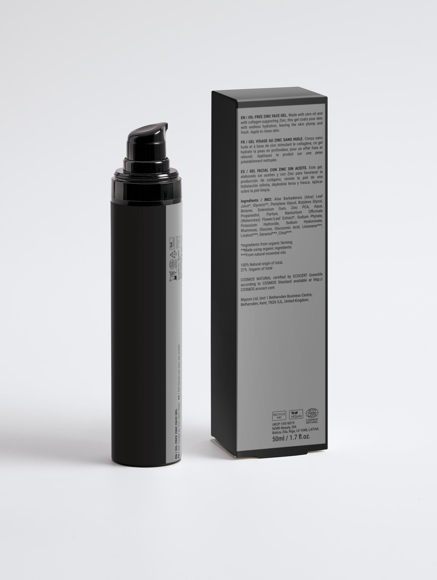 Amara Nomad Stay Oil-Free Zinc Face Gel for Men